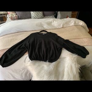 Zara Bell Sleeve Cropped Sweater